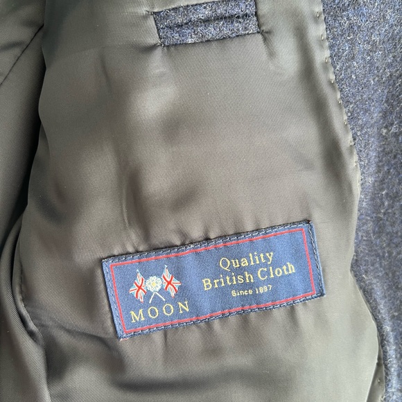 J.Crew blue wool blazer // size 40R - Picture 2 of 4